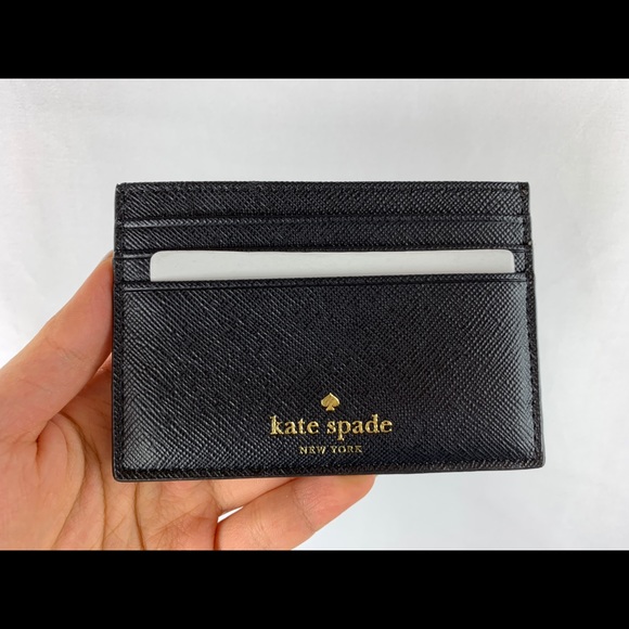 Gaby’sBags👜💕-NWT Kate Spade Card Holder Black - Picture 3 of 6